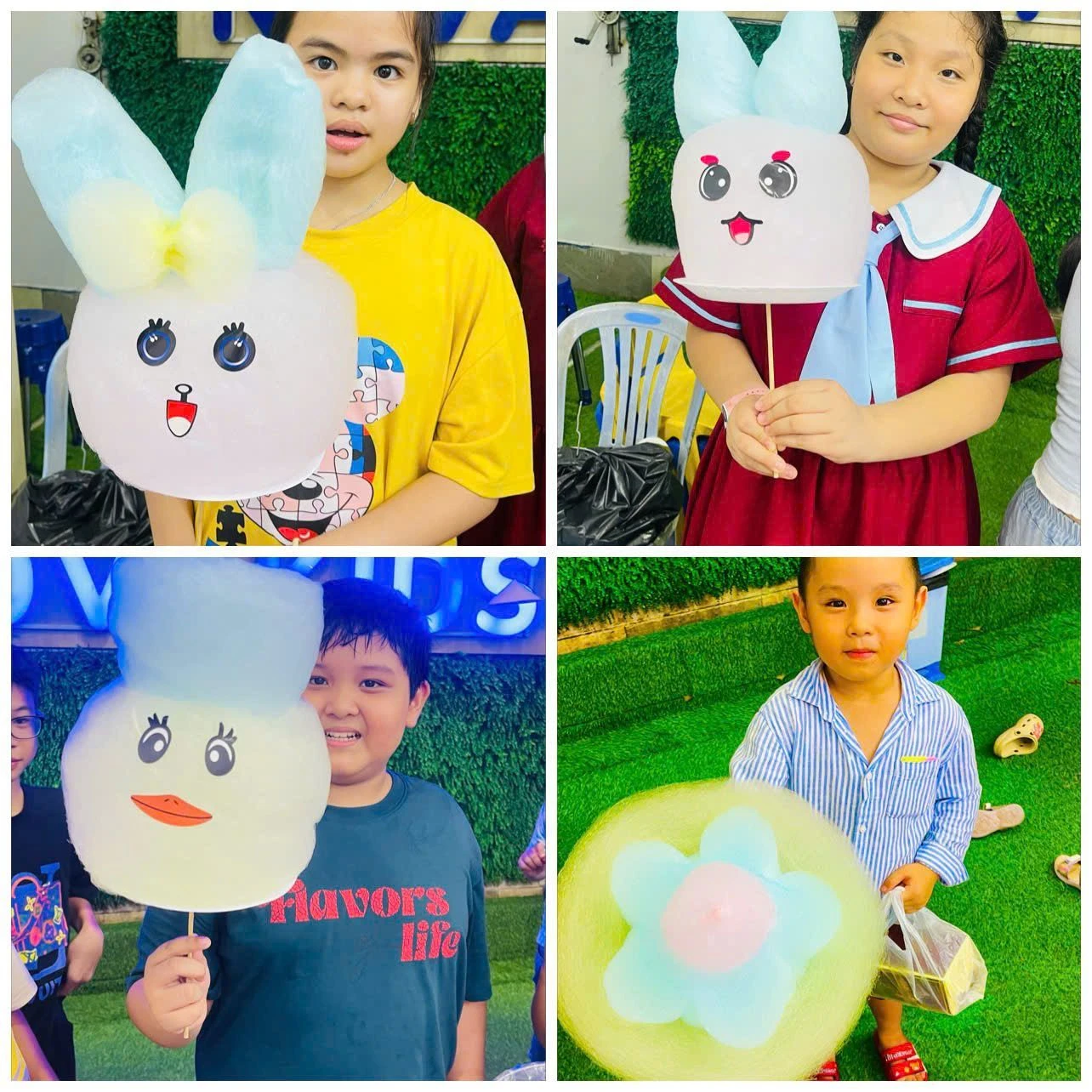 Dịch Vụ  Kẹo Bông Gòn- Tò He-Bong Bóng -Ảo Thuật